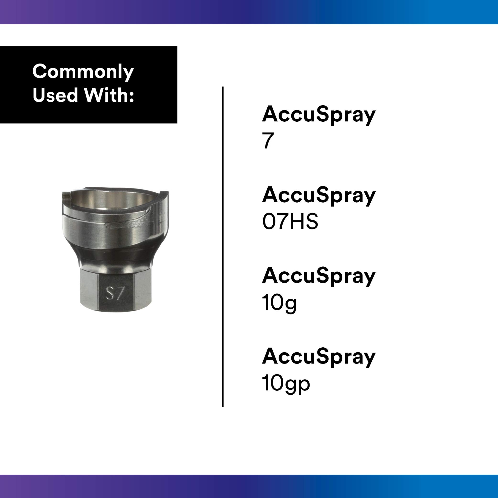 3M PPS 2.0 Spray Gun Adapter #S7, 26008, 3/8 Inch Female, 18 Thread NPS,