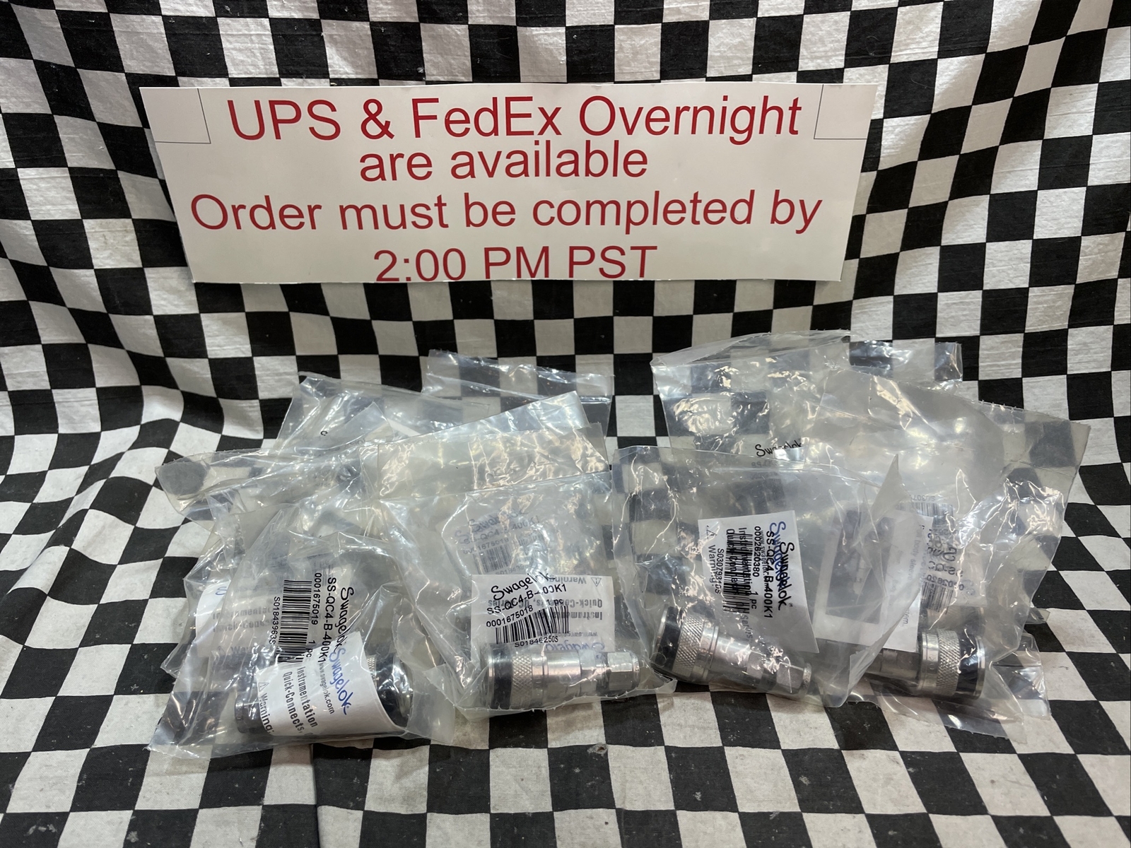 SWAGELOK Quick Connect 1/4″ Black Key”, SS-QC4-B-400K1, LOT OF 12