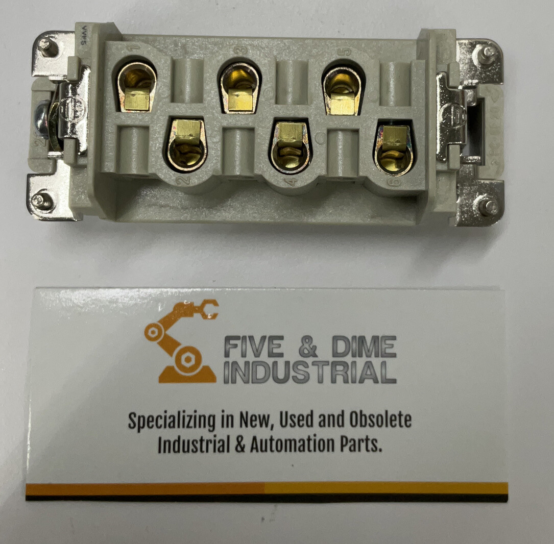 Lapp Epic 10.1700 6-Pin Male Connector Insert 600V