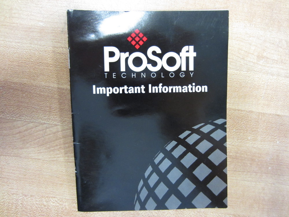 Prosoft PTQ Install/Operation Instructions