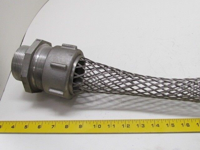 Tuff-Seal RSR-739-E Cord Grip Mesh Strain Relief 2-1/2″NPT 2.312-2.438″ Range
