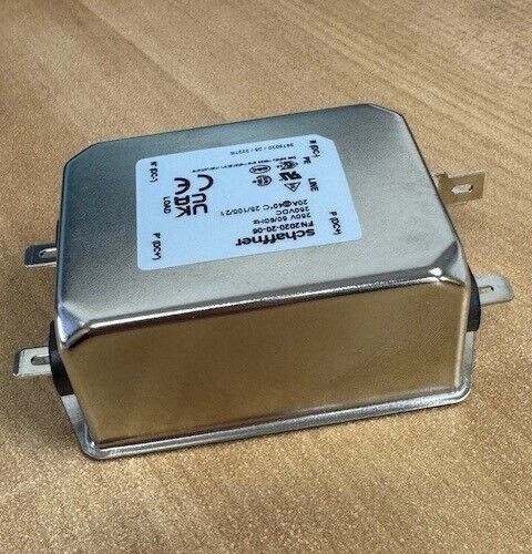 FN2020-20-06 Schaffner 20 A; 250 Vac Chassis Mount Filter
