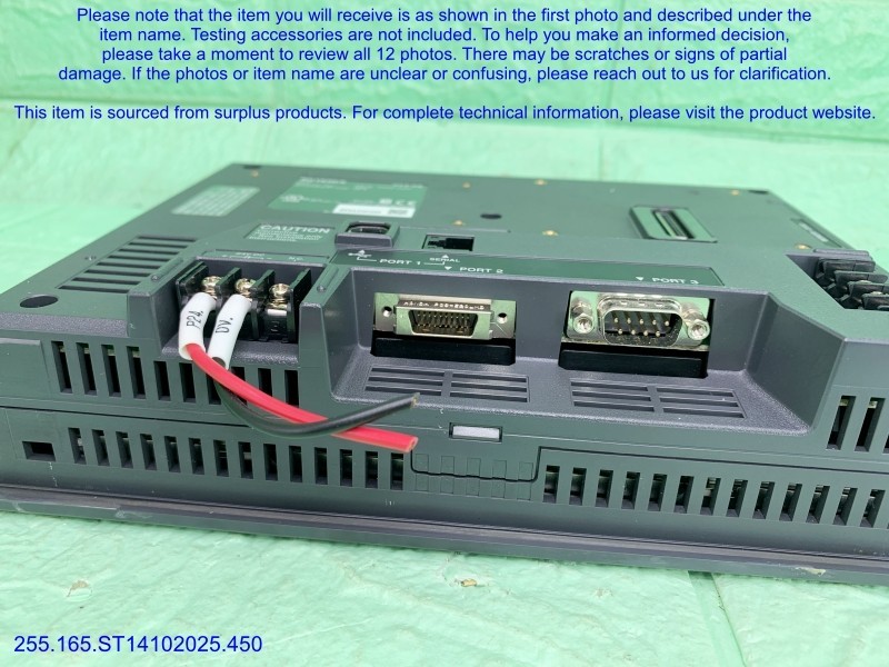KEYENCE VT3-V8 Color Touch Panel HMI as in photos, sn:123N, DHL.