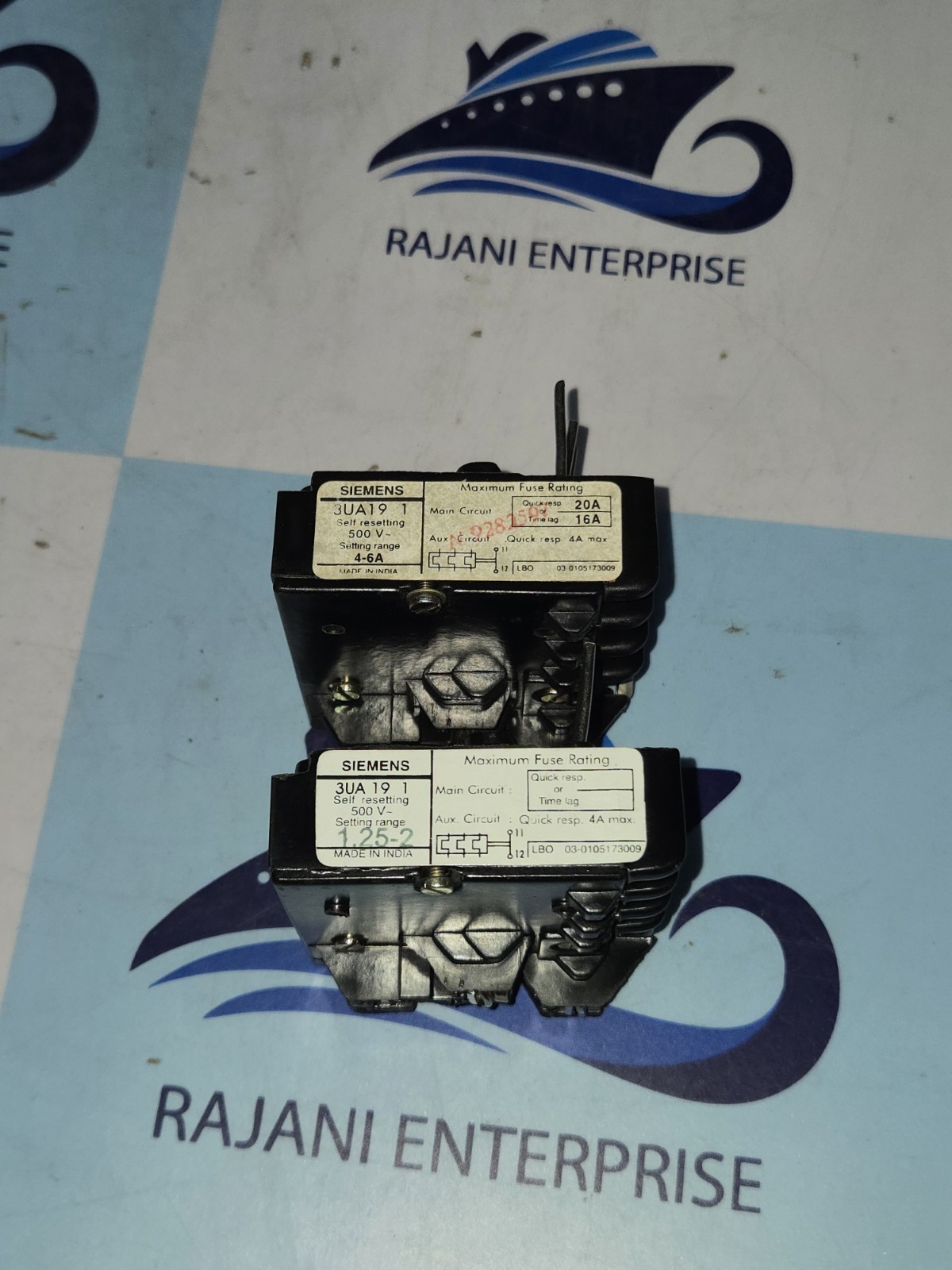 2 x NEW Siemens Bimetal Relay 3UA 19 11-0B Range 1.25-2A & 4-6A