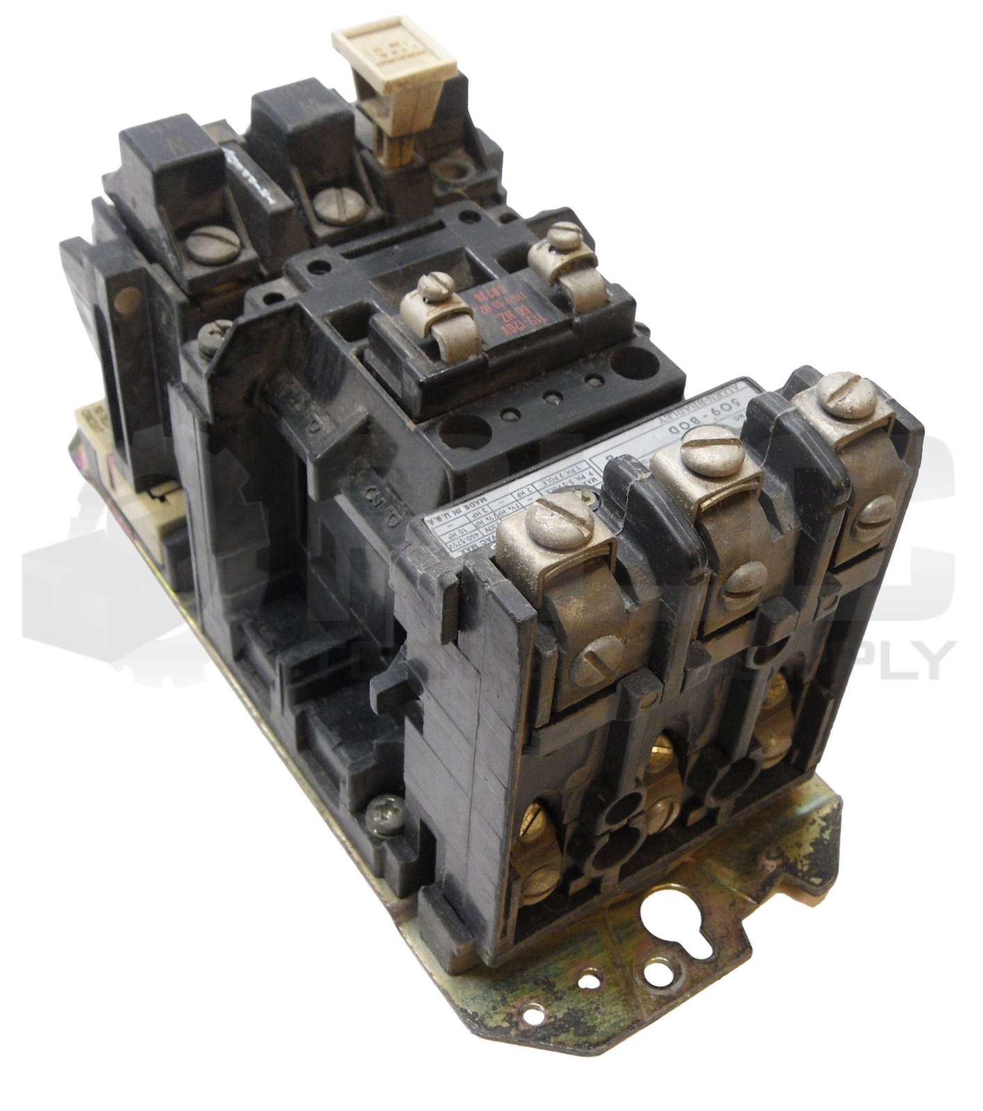 ALLEN BRADLEY 509-BOD /B STARTER W/ CB236 COIL W/ 42185-800-01 W/ (3) W54