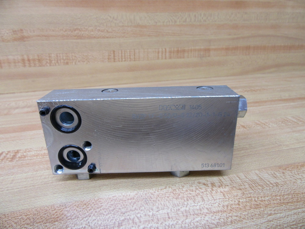 Hawe BVZP 1F-G52/0-G22/20-1-1-G24 Seated Valve Manifold Mount 1405
