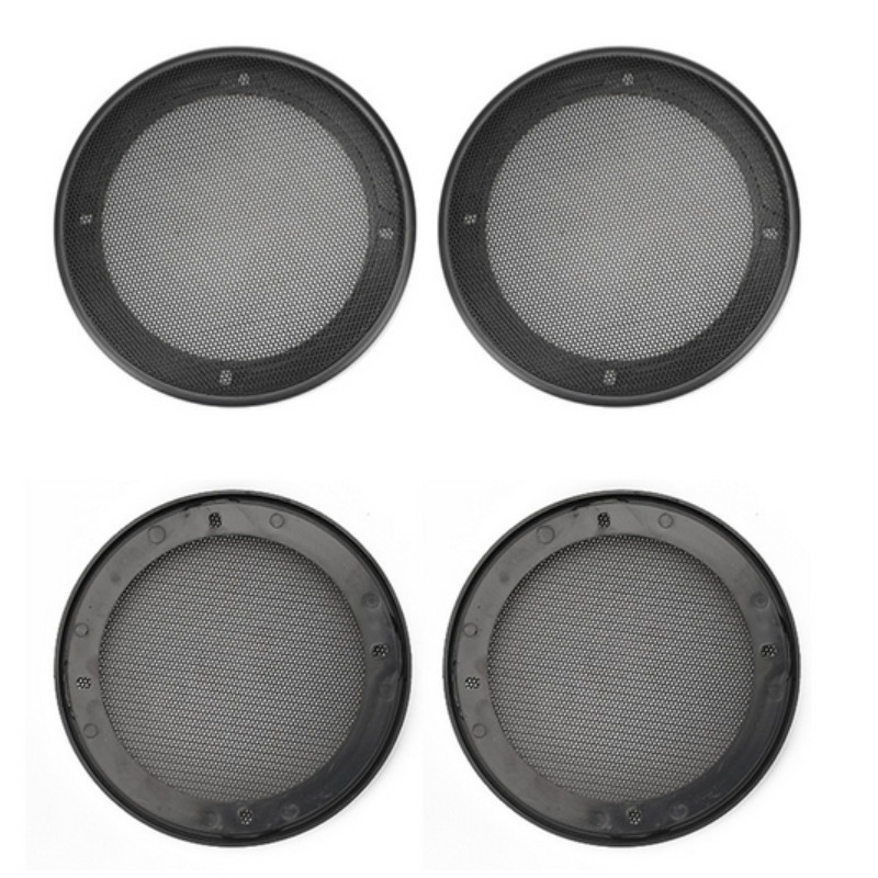 5″ Inch Speaker Cover Decorative Circle Metal 1 Pair