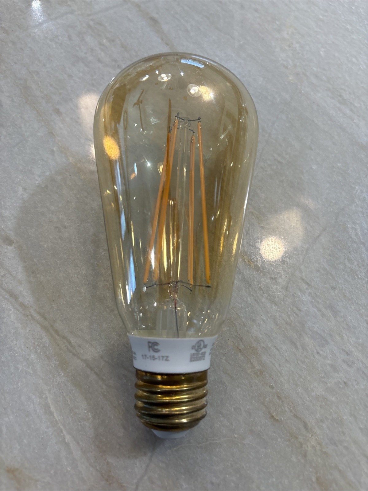 Lot of 4 Feit Electric LED Dimmable Vintage Style Light Bulb #BPST19/LED ST19