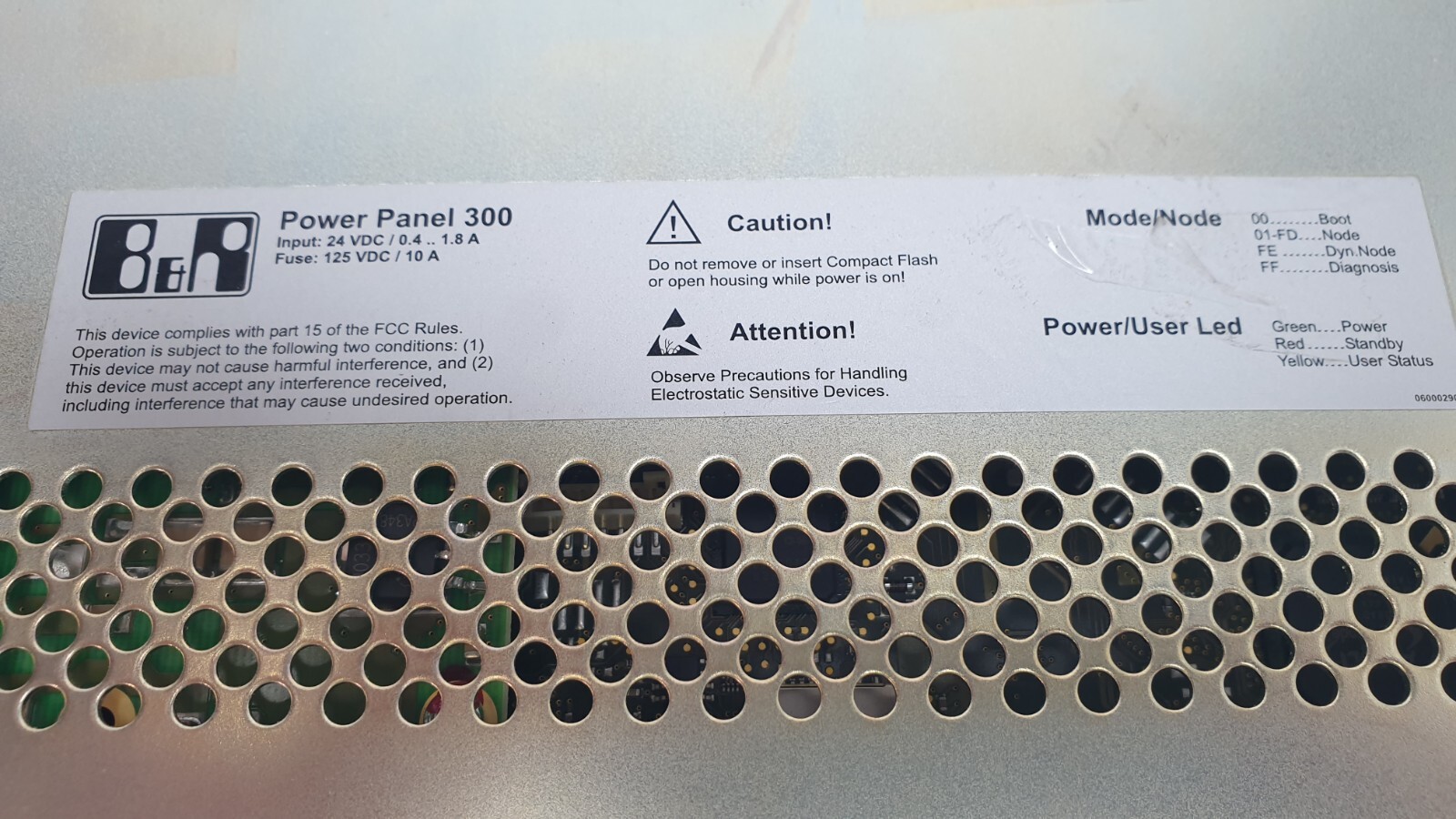 B&R Automation Power Panel 300 4PP320.0571-35 Rev. H0