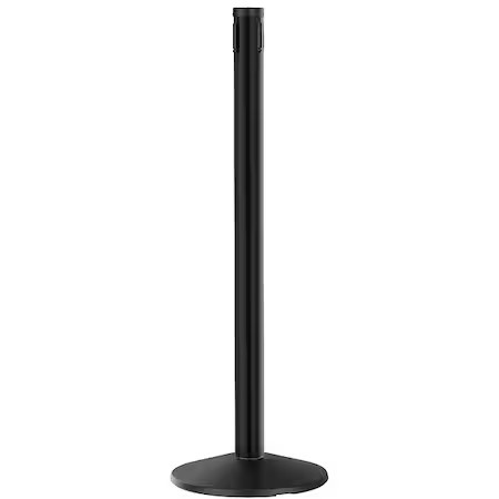 Retracta-Belt 301Ba-Rcv Receiver Post, 40 In H, Black Aluminum