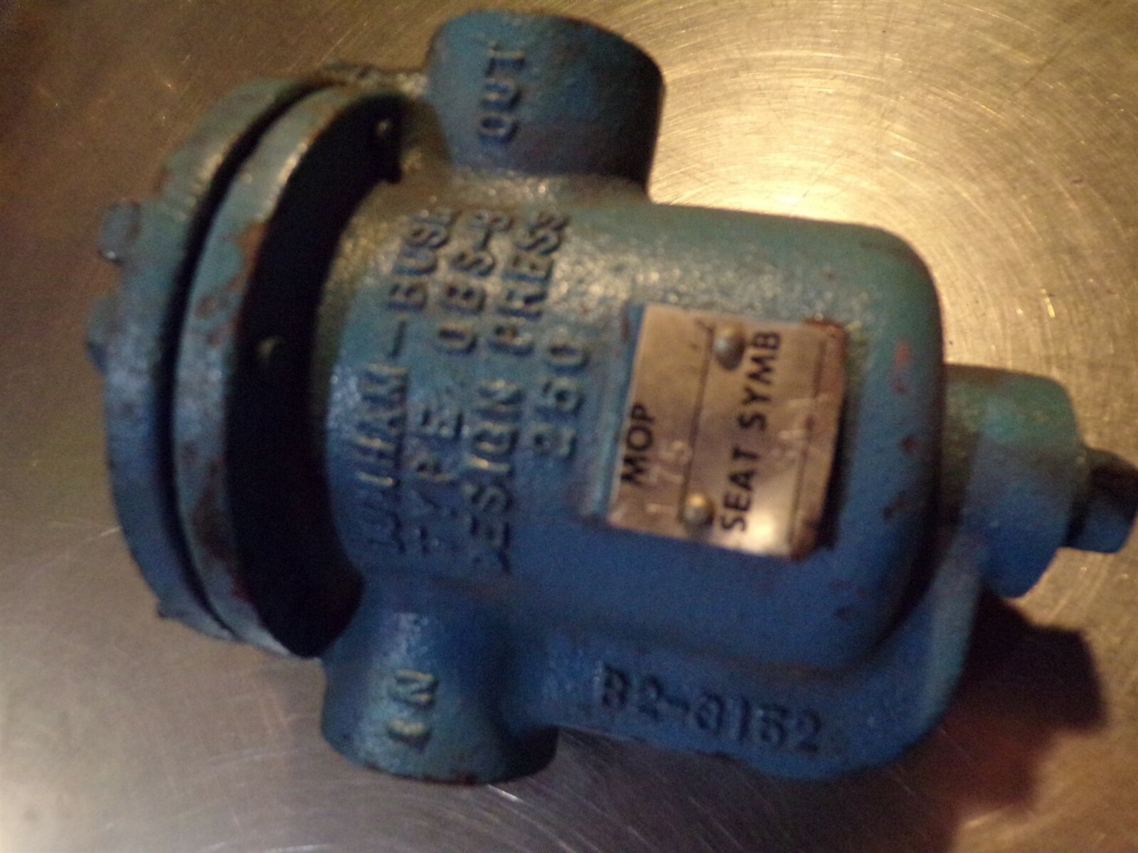 Dunham-Bush OBS-B Trap B2-3152 MOP 175 3/4 Seal SYMB SAA *FREE SHIPPING*