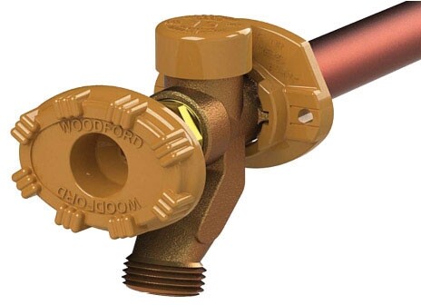 Woodford 19CP_10IN 1/2 x 3/4, MPT/C x MHT, 10 Wall Thick, 125 PSI
