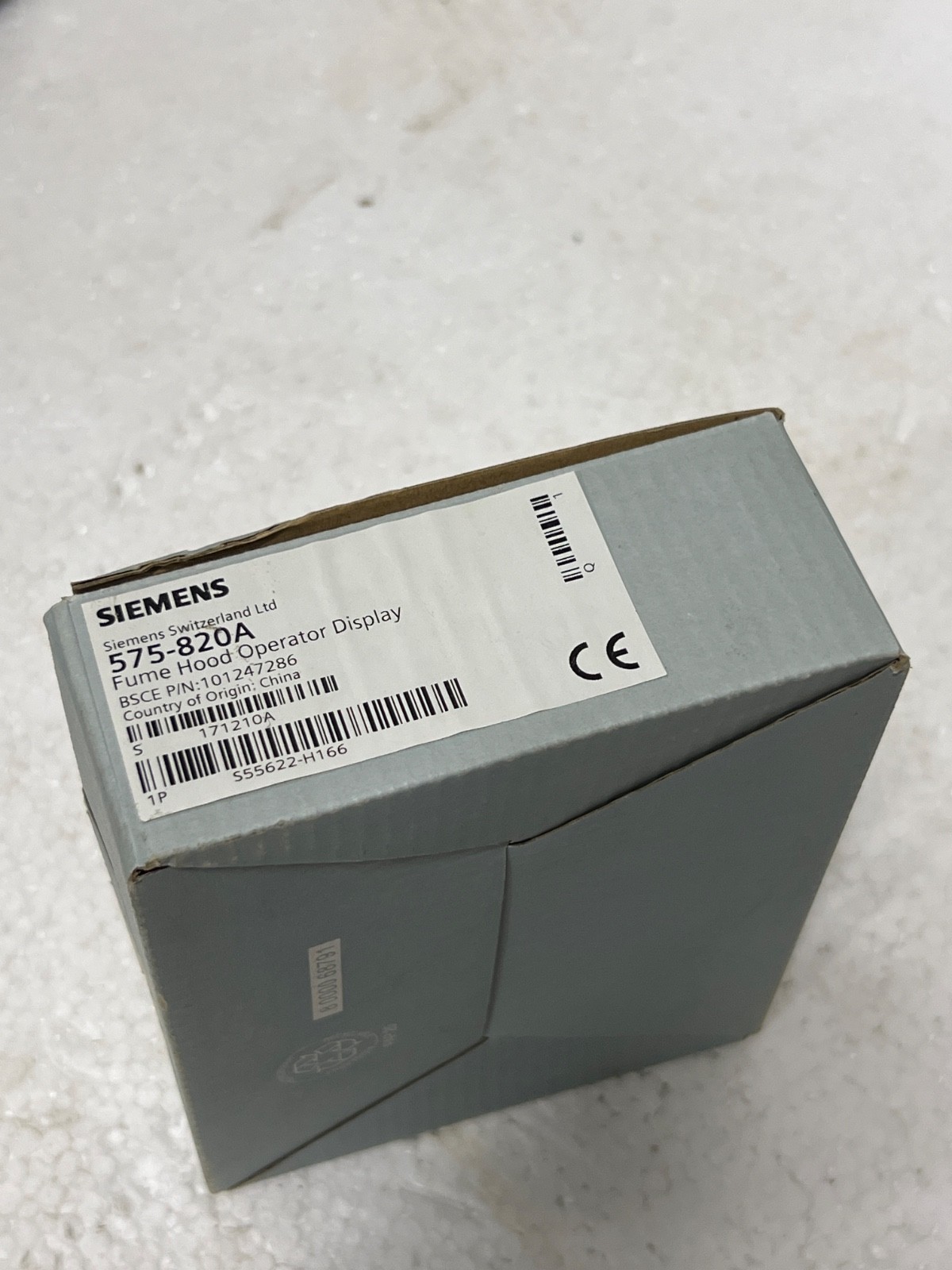 Siemens 575-820A Fume Hood Operator Display