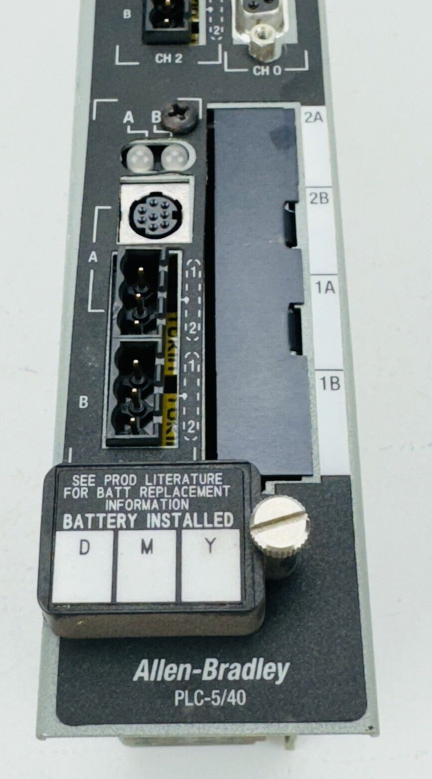 Allen-Bradley PLC-5/40 Processor Module 1785-L40B/E w/ Key **PARTS ONLY**