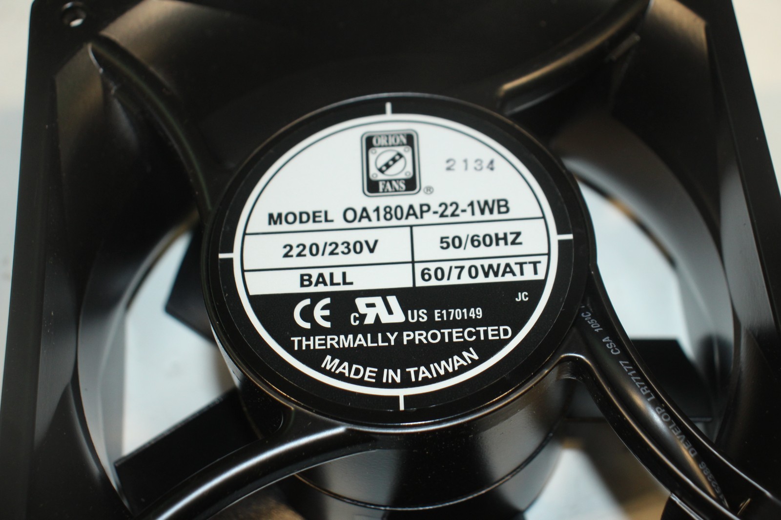 Orion Fans OA180AP-22-1WB Fan