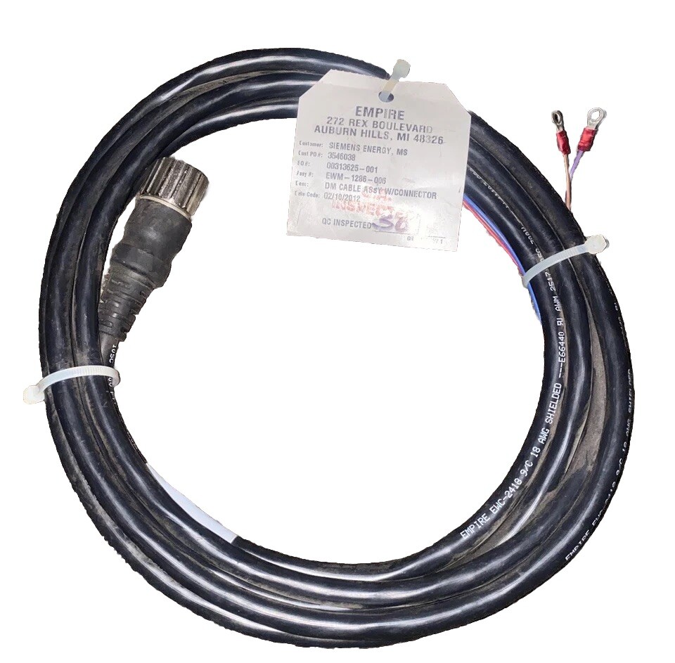 Empire EWM-1286-006 DM Cable ASSY W/CONNECTOR🔥🔥Brand New 🔥🔥🔥