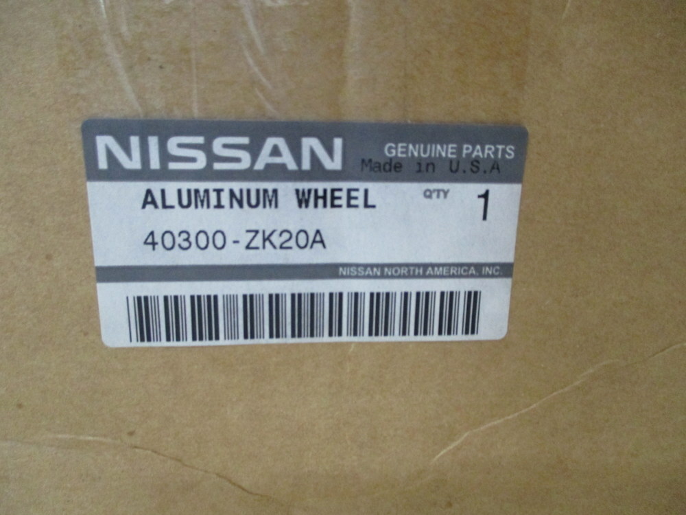 Nissan 40300-ZK20A Aluminum Wheel 40300ZK20A (Pack of 3)