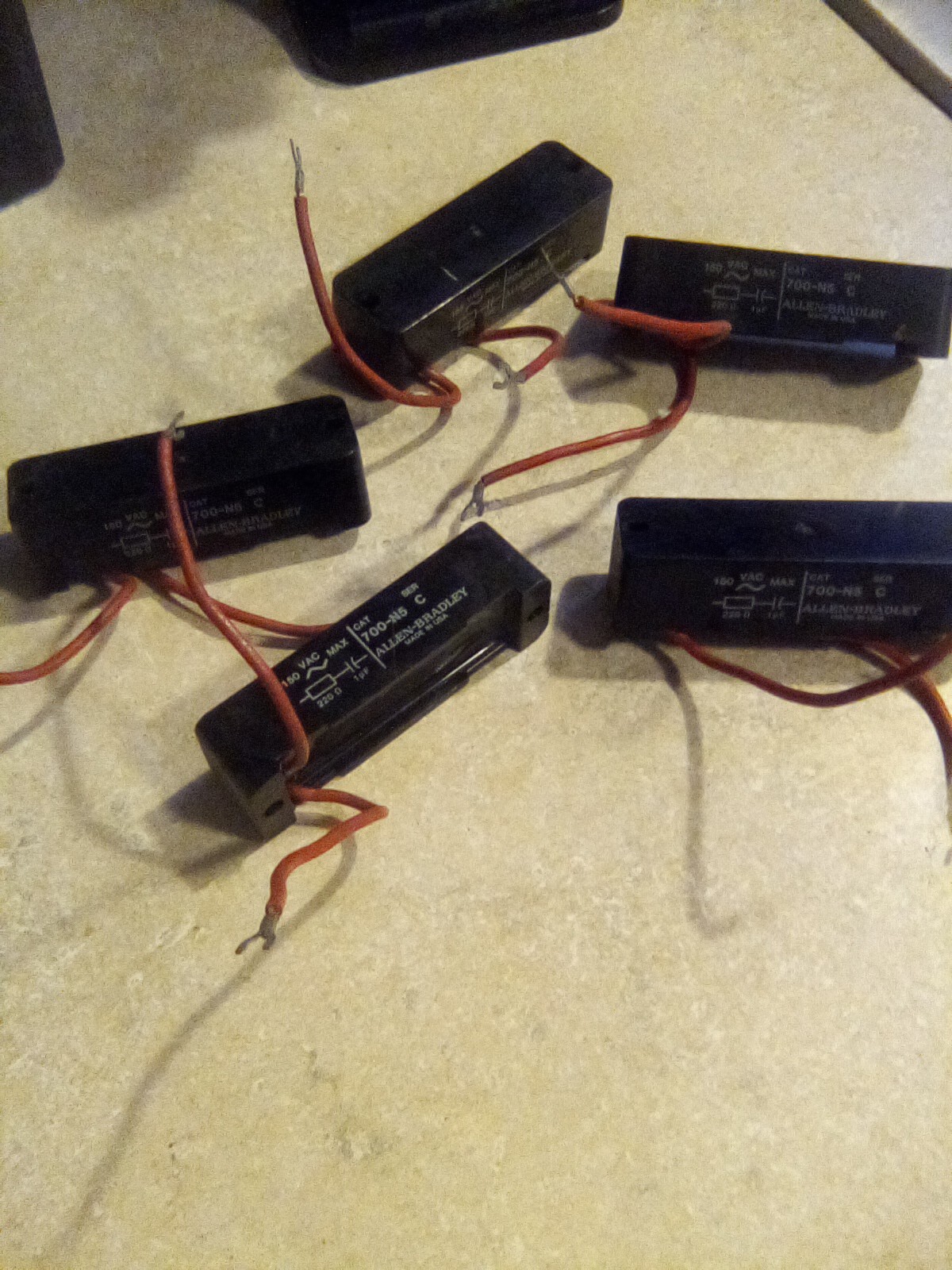 Lot Of 5 Allen Bradley 700-N5 Series C Surge Suppressor