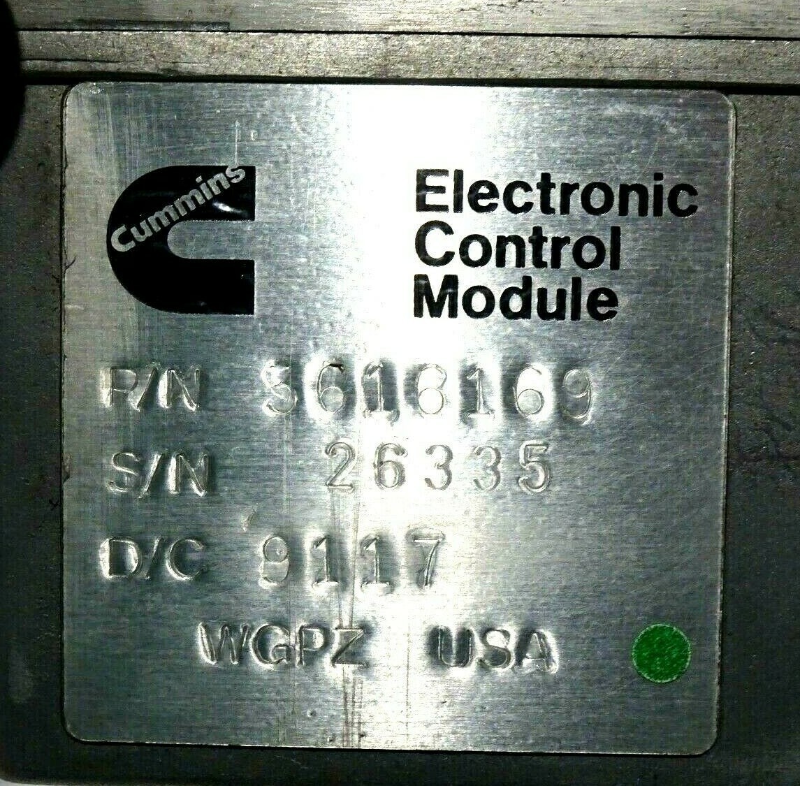NEW CUMMINS 3616169 ELECTRONIC CONTROL MODULE