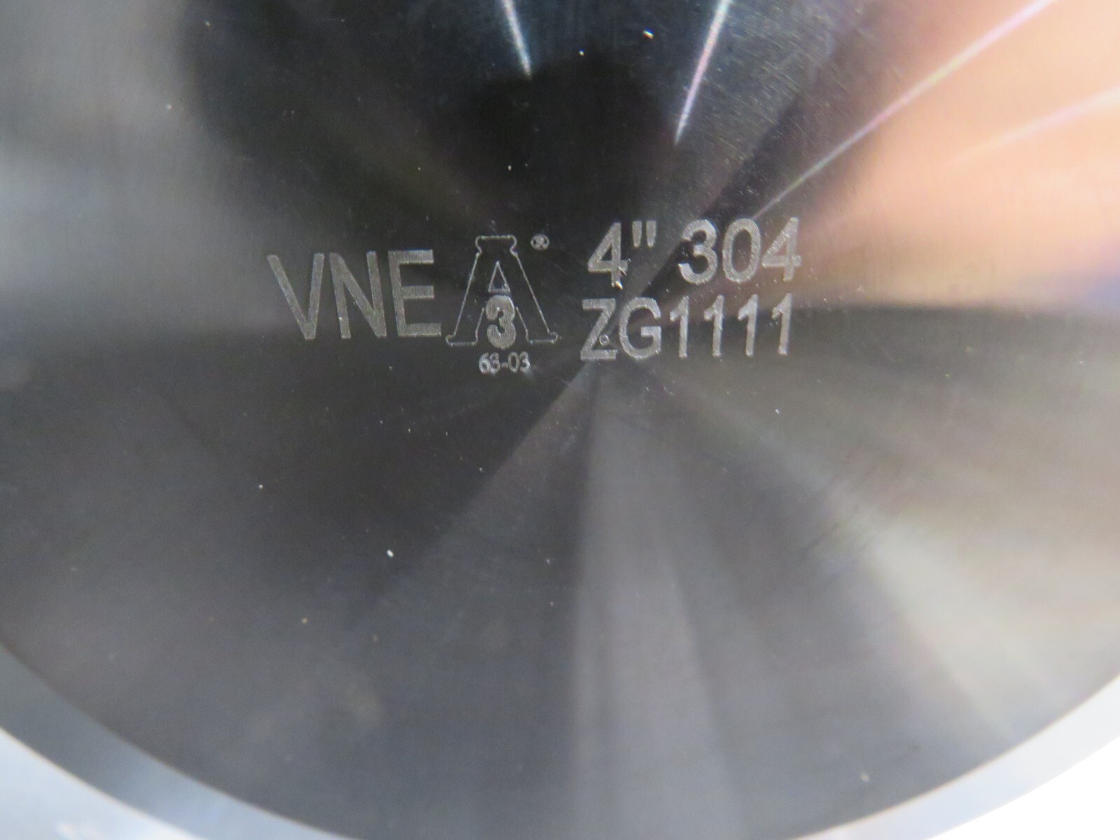 VNE 304SS End Cap EG16A4.0 Lot of 2! ZG1111/694-00018