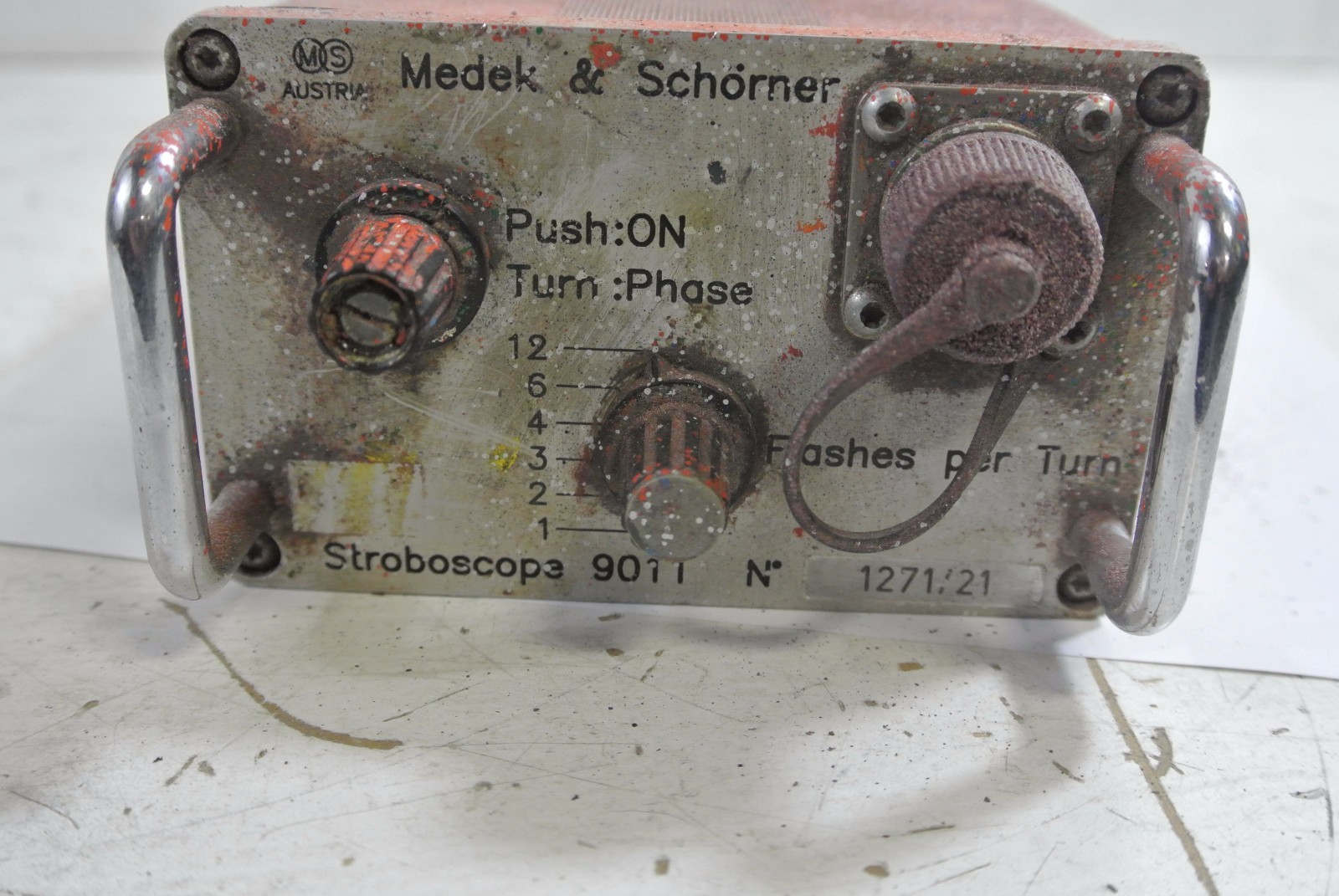 Medek & Schorner Stroboscope 9011 1-12 Flashes per turn