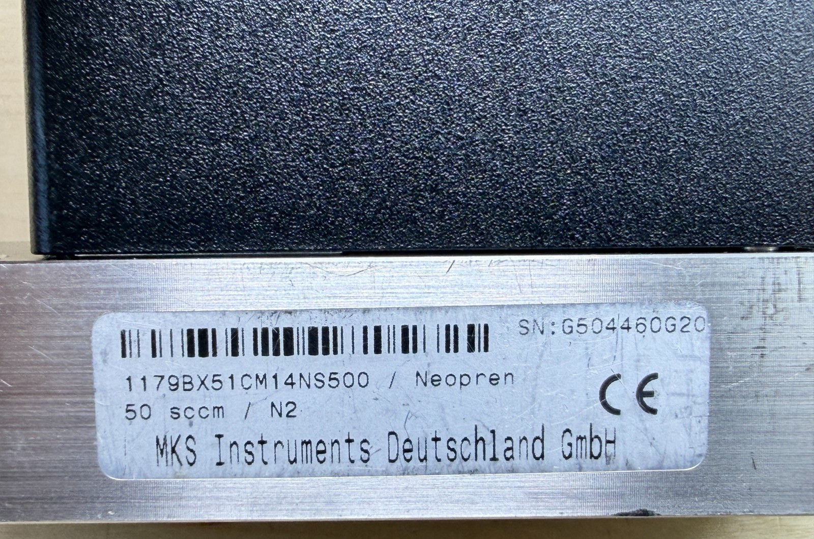 MKS 1179BX51CM14NS500 MASS-FLO Flow Meter, 50 sccm, Profibus
