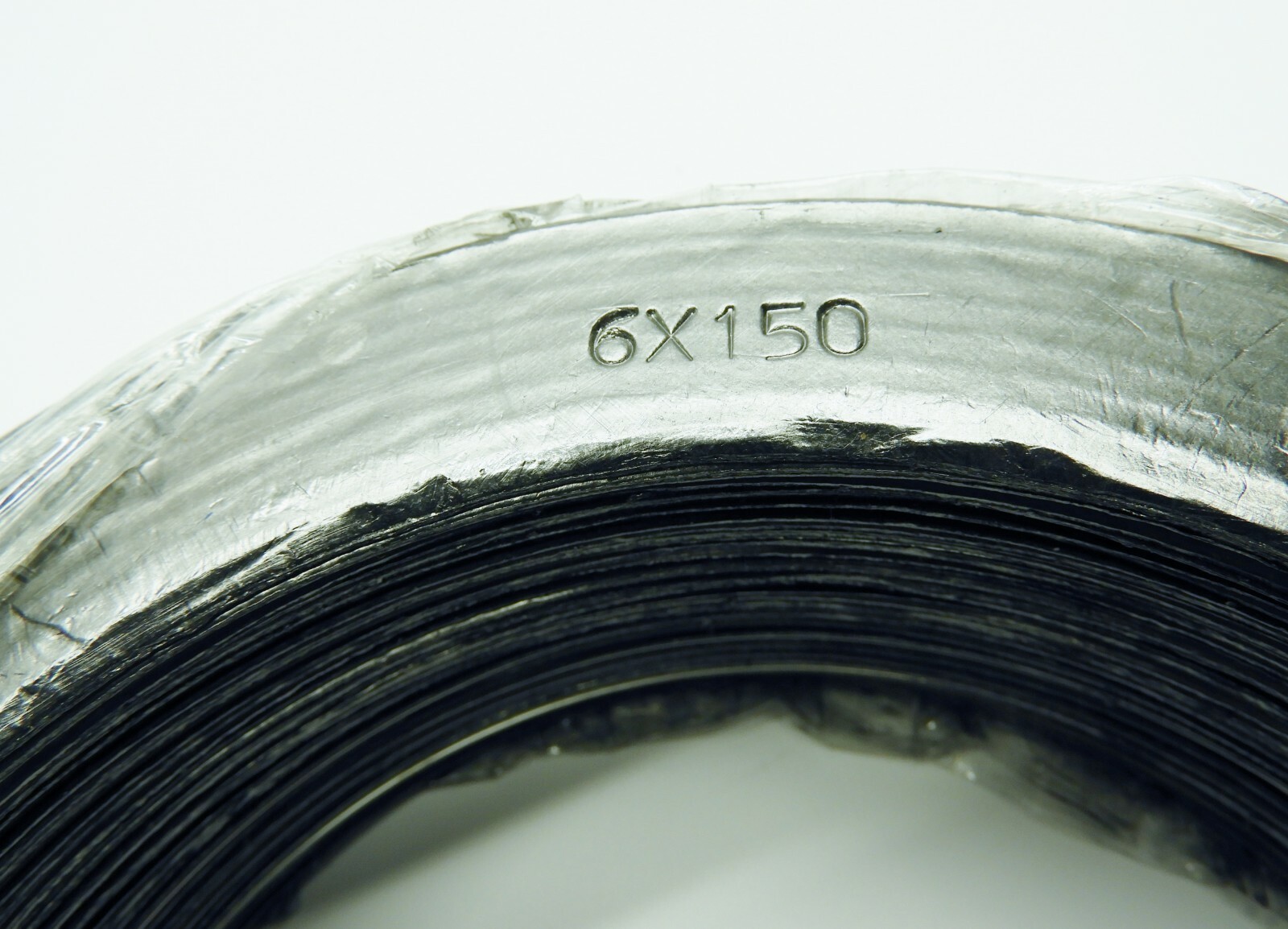 (Lot of 25) 6×150 CFG Seal Gasket Corrugated Durlon, Graphite / 316 SS