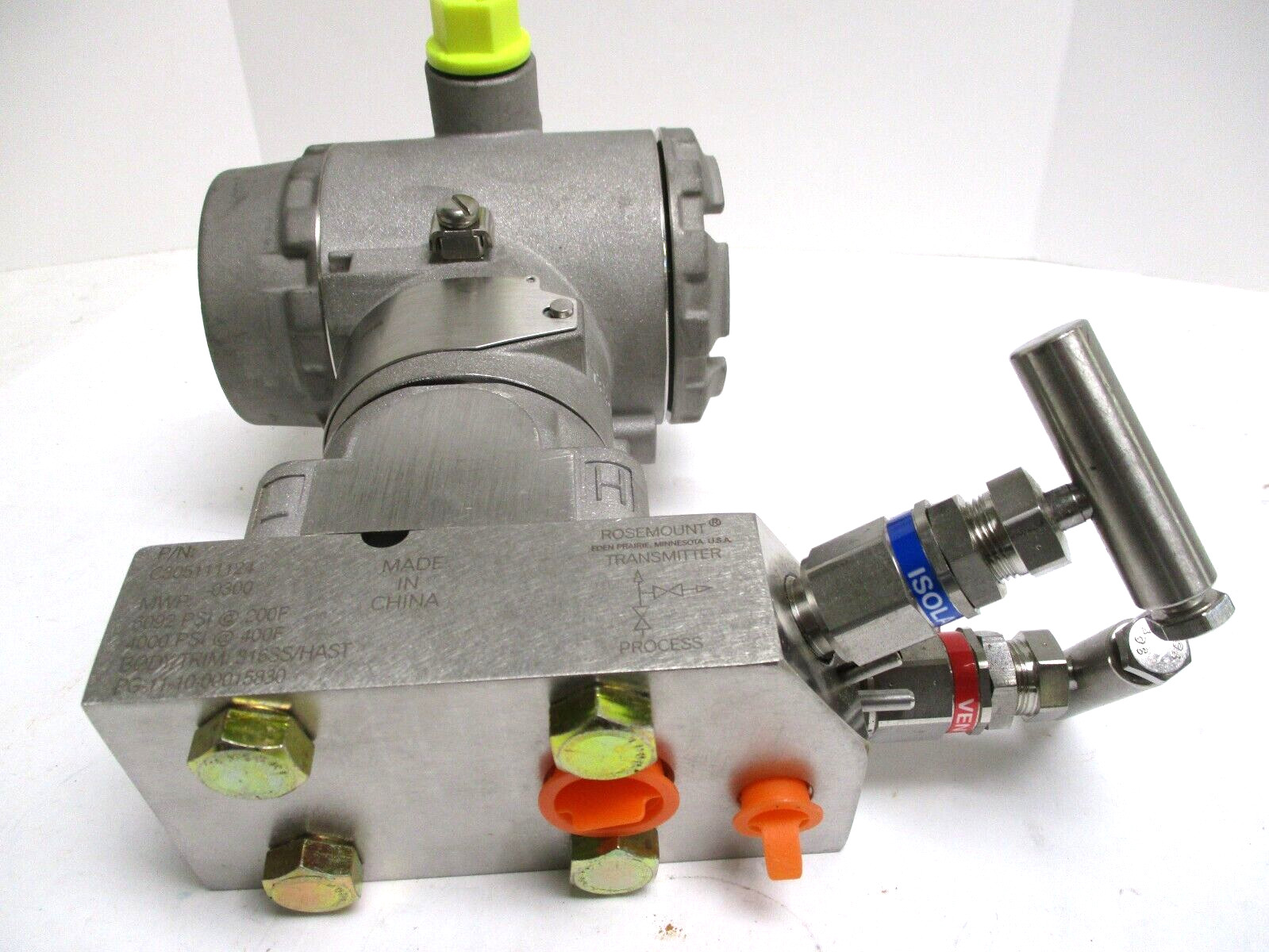 ROSEMOUNT, HART, SST GAUGE PRESSURE TRANSMITTER, 3051CG5A021KS5I1M6Q4Q8V5
