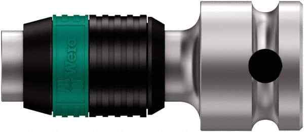 Wera 5003590001 Hex Driver Bit Adapter: Quick Release, Square to Hex, 1-3/4″ OAL
