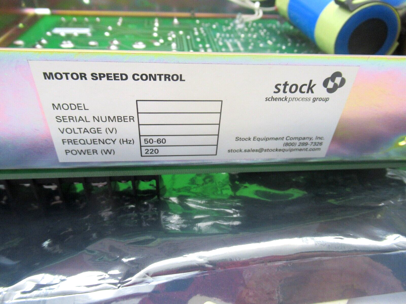STOCK AD25043-1 Motor Speed Control 95V 220W 50-60Hz *NEW OLD STOCK*