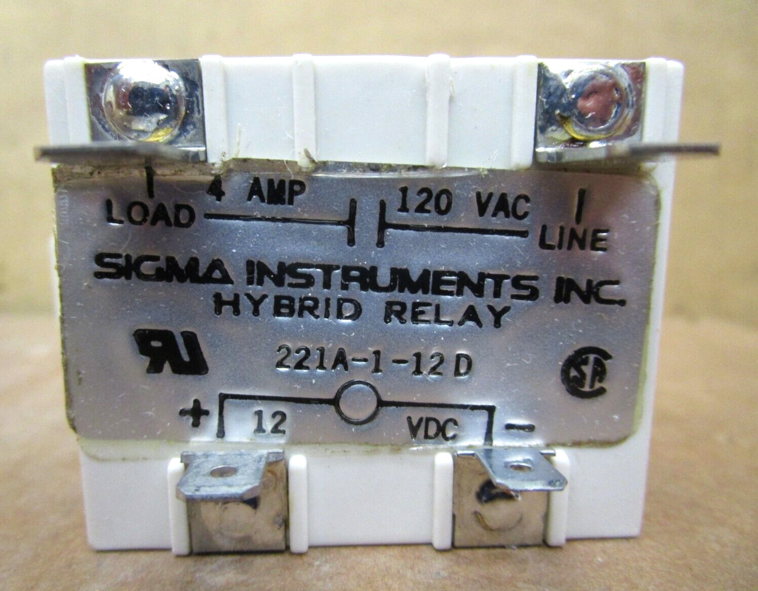 Sigma 221A-1-12D 4 Amp Hybrid Relay 51036LR