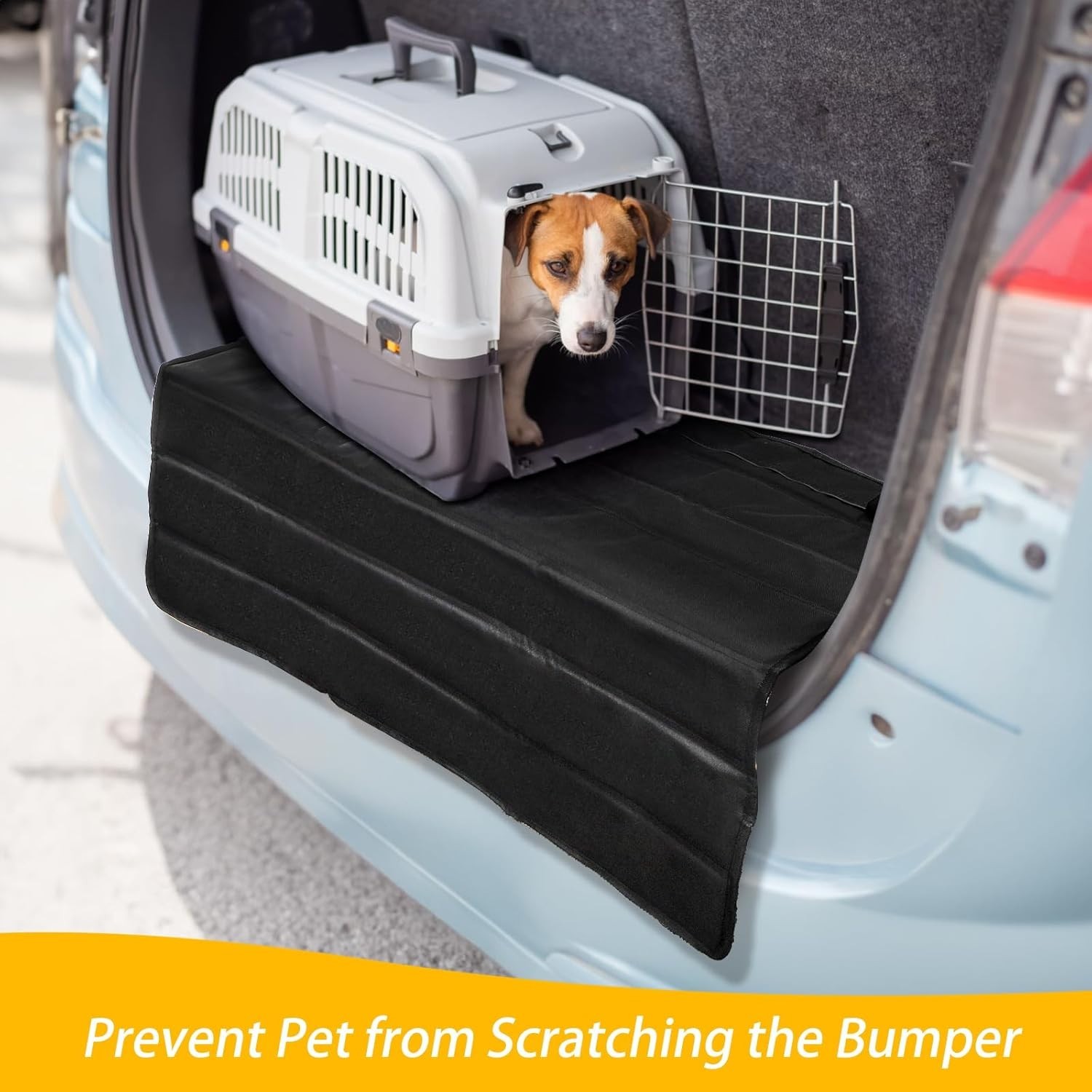 Large Bumper Guard for Cars, 37 x 25 in Car Rear Bumper Protector, Foldable U…