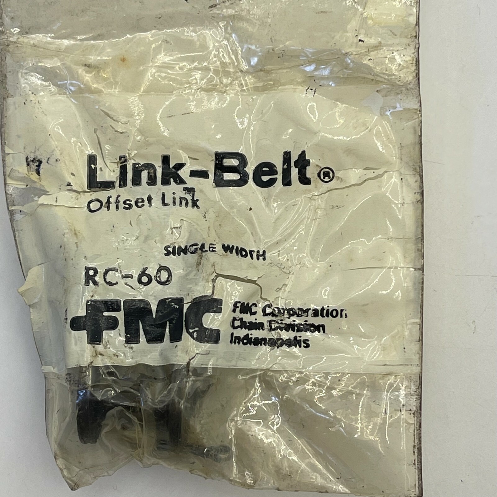 LINK-BELT RC60 SLIP FIT CONNECTING LINK (LOT OF 3) NIB