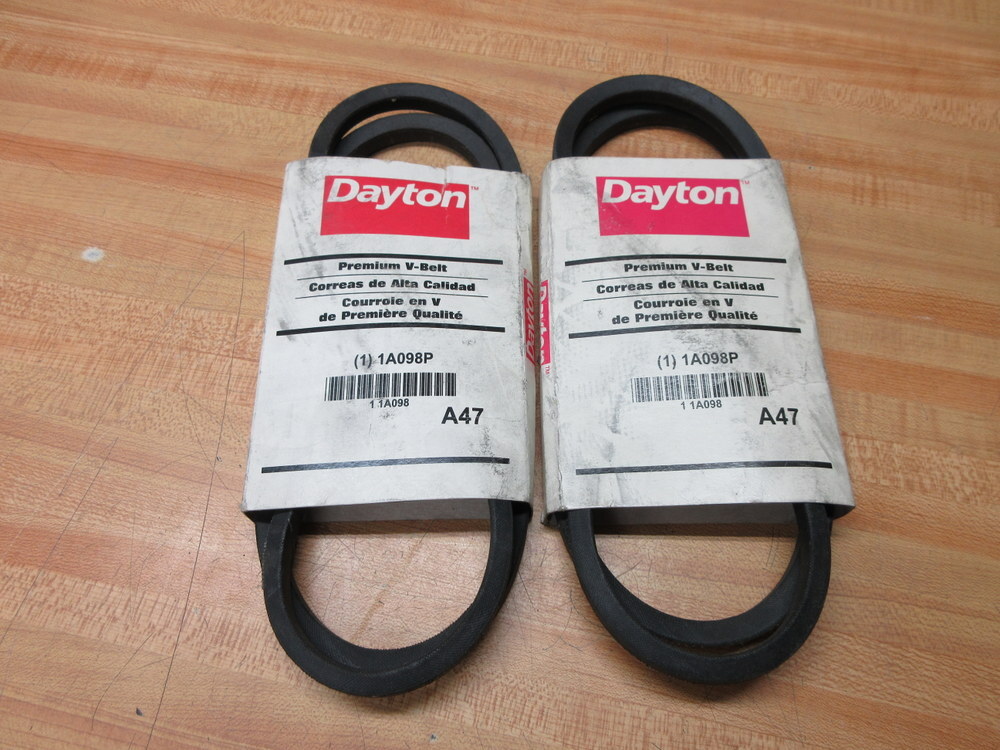 Dayton 1A098 V-Belt A-47 (Pack of 2)