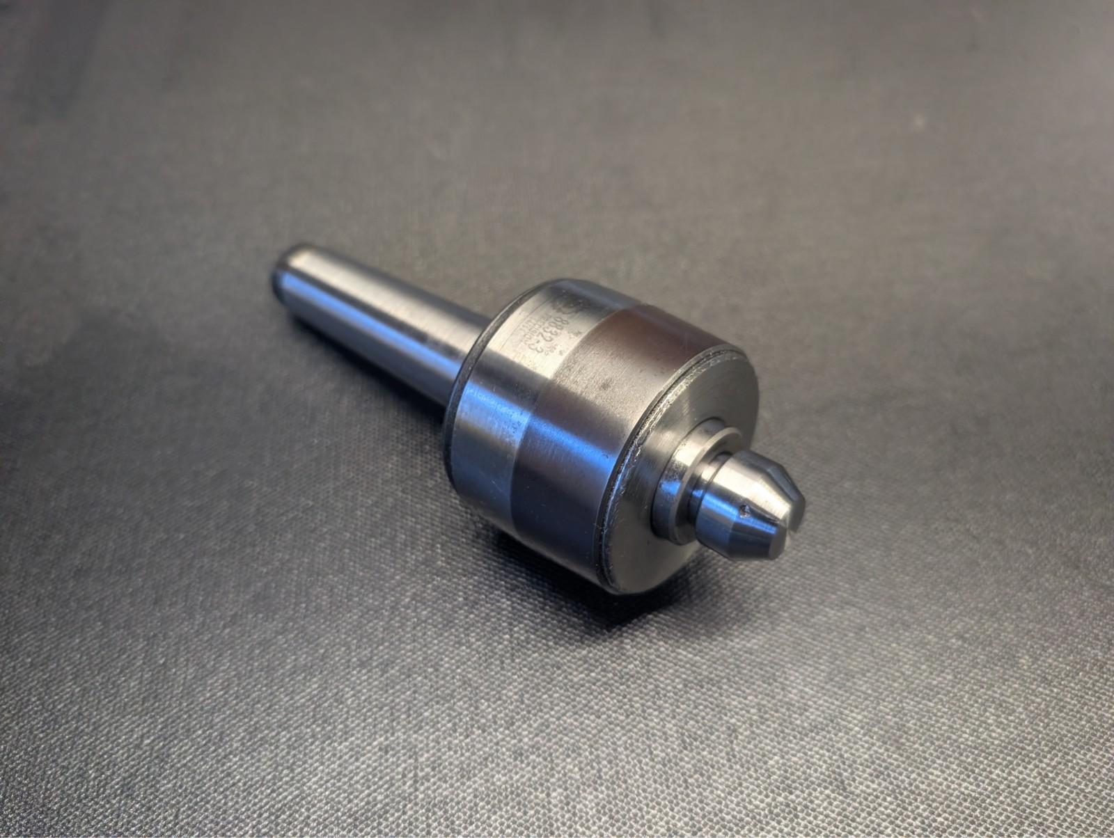 Bison 8832-3 Morse No. 3 Live Center With 60-Deg 5-570-203 Modified Blunt Insert