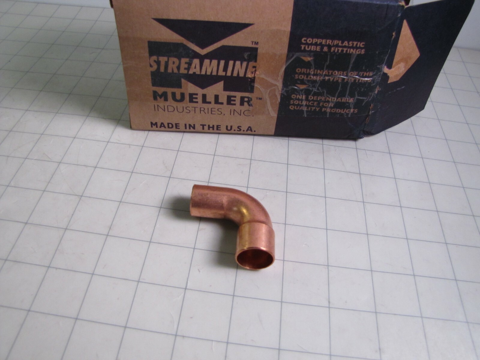 25pk Mueller Streamline W 02330 Copper 90° Elbow 5/8″ (3/4″OD) FTG X C Street SR