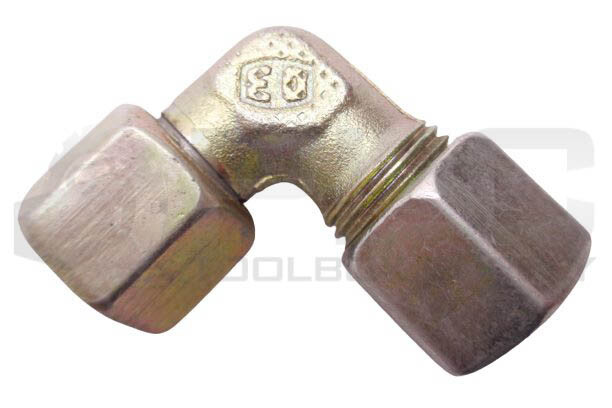 NEW EO/PARKER HYDRAULIC 90° FITTING 3/8″ID, 9/16″ID FM SWIVEL, 10-L NUT