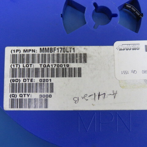 ONSEMI MMBF170LT1 Qty of 50 per Lot 60V 500mA NCH MOSFET MMBF170L