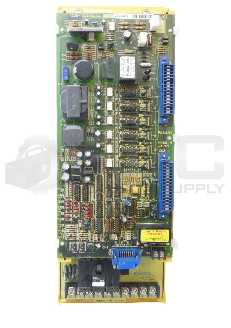 NEW FANUC A06B-6058-H005 A20B-1003-0090/04 CONTROLLER CARD, W/ A76L-0300-0133/A