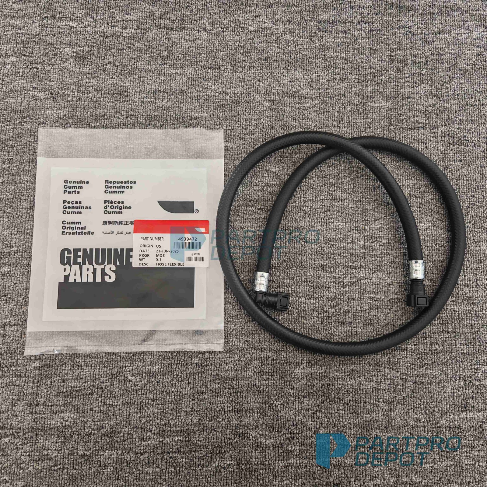 HOSE FLEXIBLE For Cummins Onan 4939472
