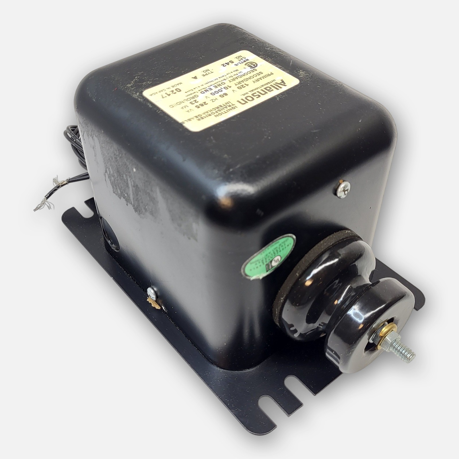 NEW ALLANSON 542A INDUSTRIAL IGNITION TRANSFORMER INTERCHANGEABLE 120VAC 60HZ
