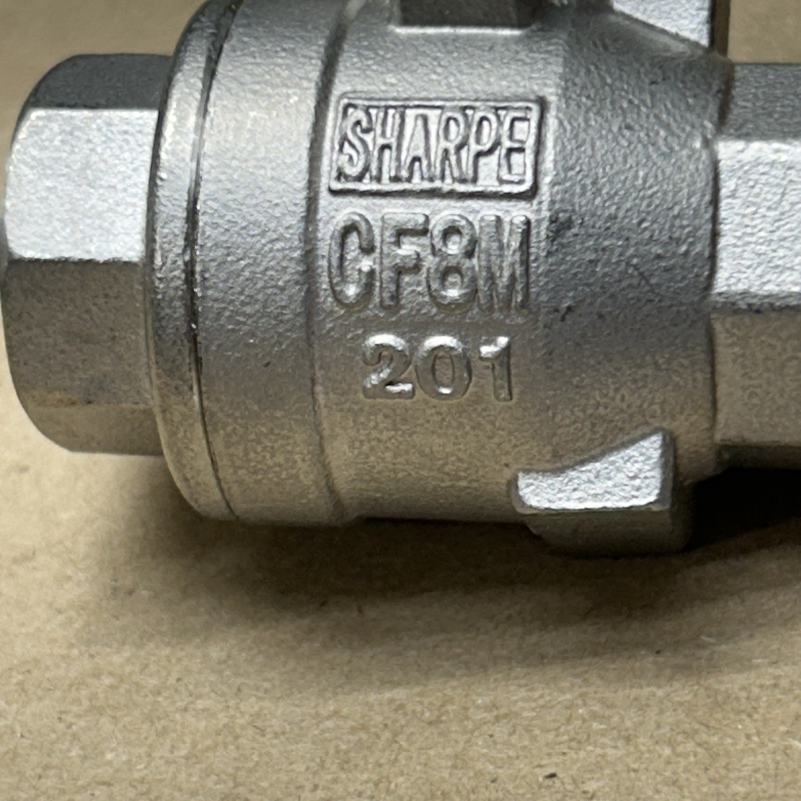 SHARPE CF8M 201 1/4″ 1000 CWP NNB Fast Shipping! + Warranty