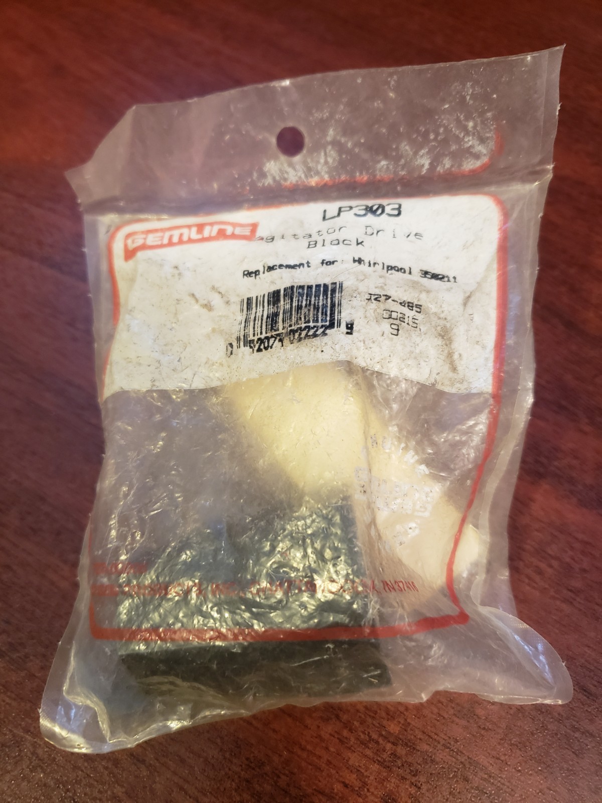 NOS Robertshaw FSP Whirlpool Washing Machine Agitator Drive Block 350211 lp303