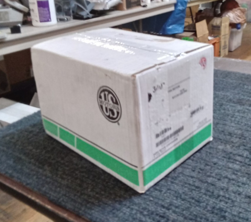 US Motor 1/2 HP 208-230V 1100 RPM 60 Hz .67 Amp 1 Ph K55HXSWF-7924 3401 New