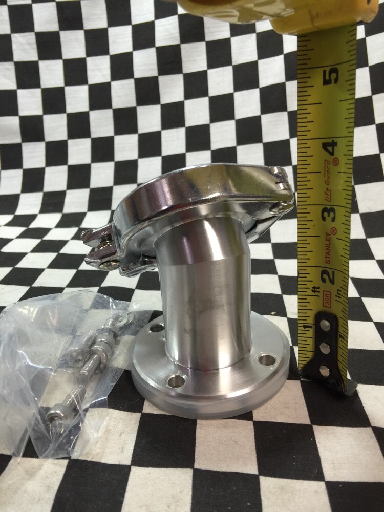 Adapter ANSI x KF40 x 45 Deg & Centering & Cap & Clamp, Aluminum, BOX C #1600Z6