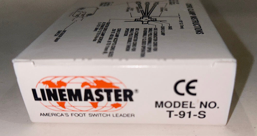 Linemaster T-91-S Treadlite II hand foot pedal NIB. Buzz Action!