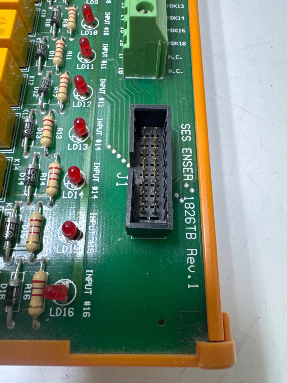 SES ENSER 1826TB Rev.1 16 channel relay card