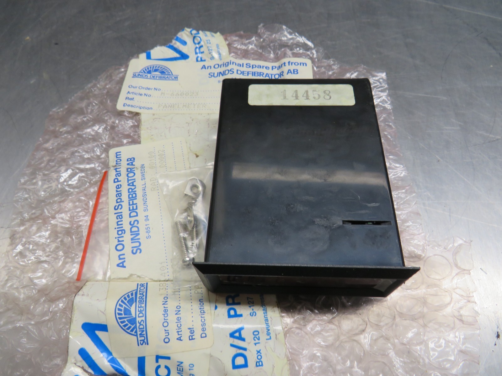 Dametric AB DPM-2 Panel Meter Sunds Defibrator M-660023