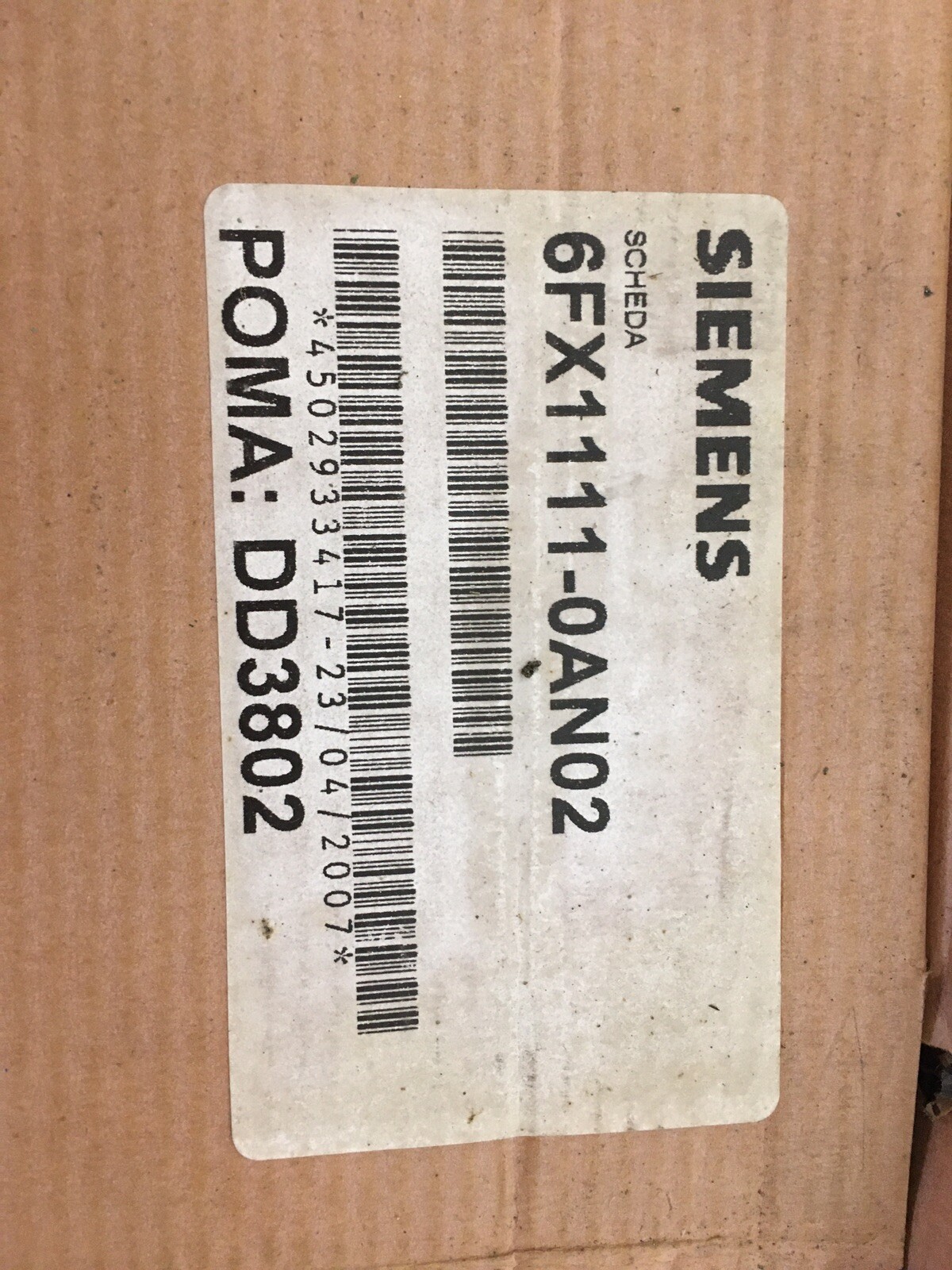 Siemens 6FX1111-0AN02 CPU 6FX1111 0AN02