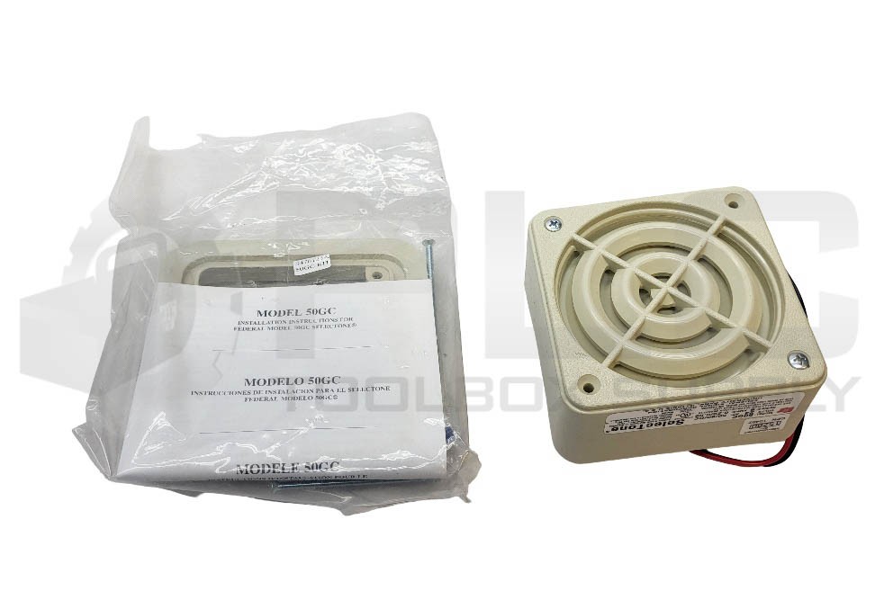 NEW FEDERAL SIGNAL 50GC /B SELECTONE SPEAKER 24V 50/60HZ 0.29/0.09A